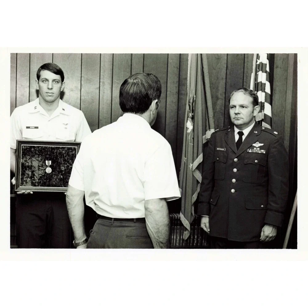 Vintage 1970s-80s USAF Maxwell AFB Swearing-In Ceremony Photo Lot of 3 - Picture 3 of 6